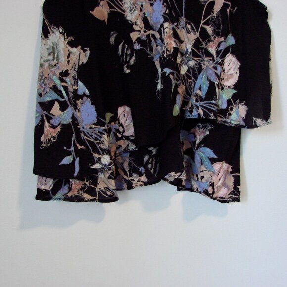 Free People Intimately On The Top Floral Tank Top Boho Black Cami Top Small - Picture 10 of 13